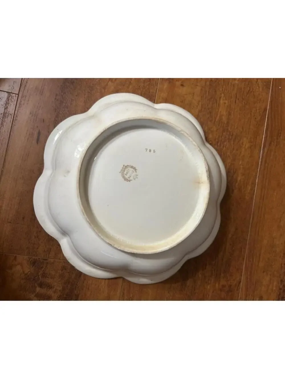 Vintage Empire China Floral Scalloped Bowl